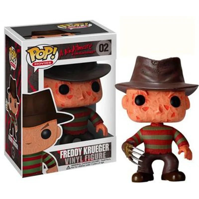 Funko Pop 02 кошмар на Elm Street Freddy Krueger Фигурки игрушки 10 см