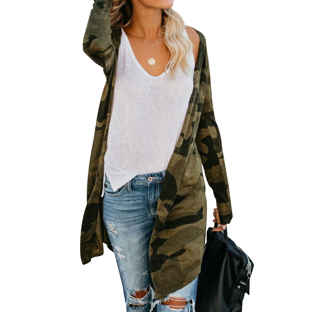 

Sexy Holiday Kimono Streetwear Open Front Beach Long Sleeve Casual Daily Slim Fit Printed Summer Maxi Women Cardigan