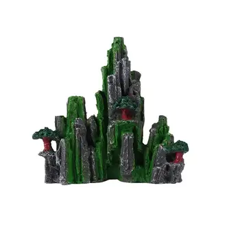 

Resin Mountain Craft Decoration Fish Tank Mountain Landscape Fish Shrimp Crab Hiding Cave Artificial Mountain Ornament