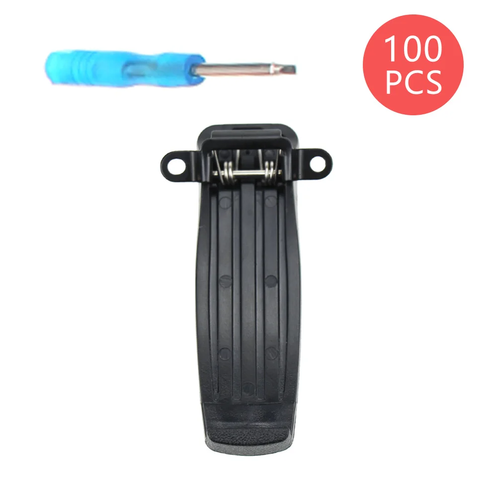 Black 100X FNB-Z181Li Walkie Talkie Зажим для ремня для VERTEX радио - Цвет: Black