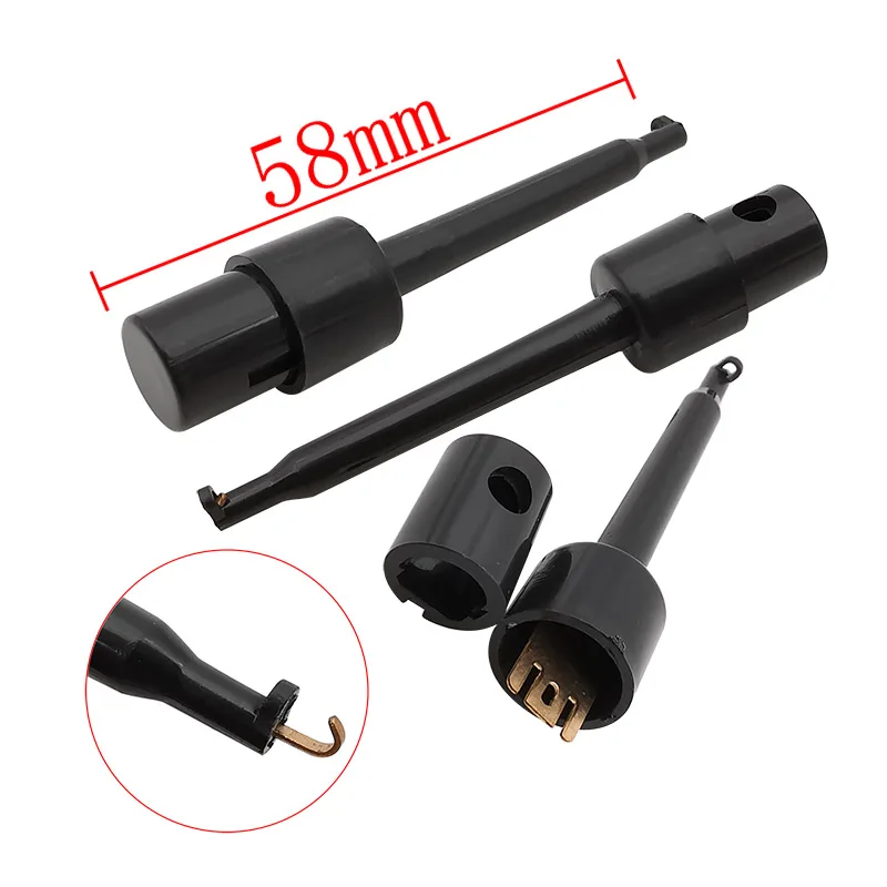 5/10Pcs 58mm Single Test Hook Clips Test Probe For Electronic Testing IC Grabber Large Hook Clip Multimeter Tools