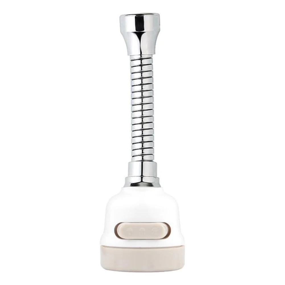 360 Degree Rotatable Kitchen Faucet Aerator Spray Head Water Tap Splash Filter Diffuser 3 Modes Adjustable Kitchen Tap Nozzle - Цвет: 1pcs