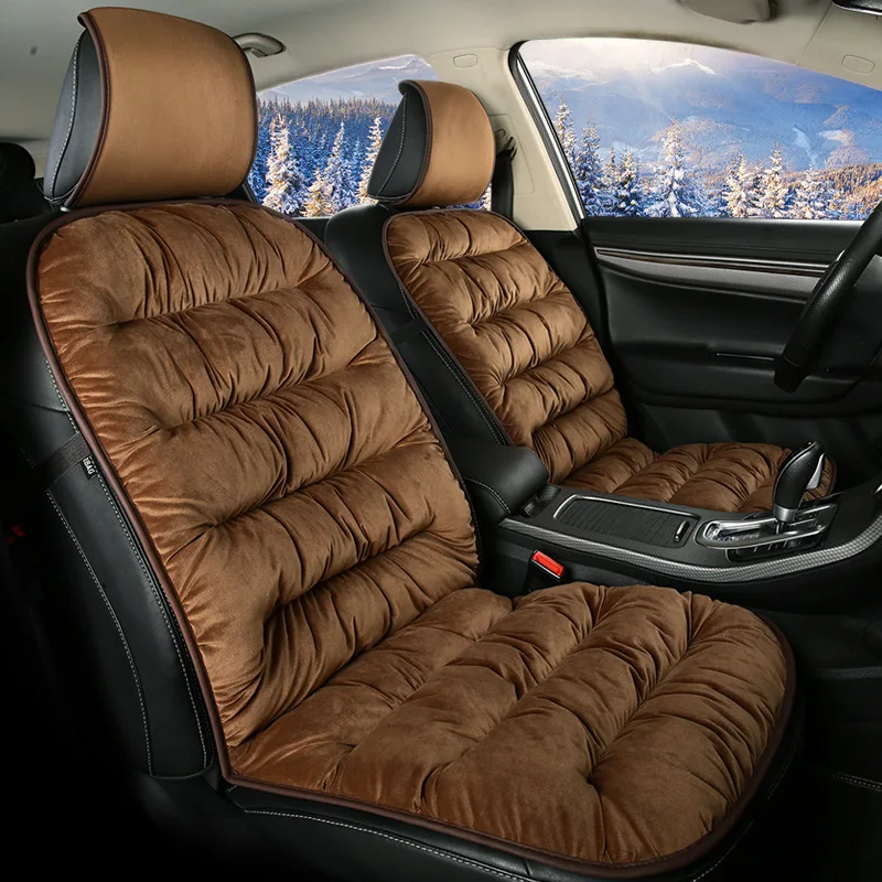 Single Winter Car Seat Cushion Main Driver And Co-pilot Supplies Full Down Filling Warm Comfortable Multi-color Optional | Автомобили и