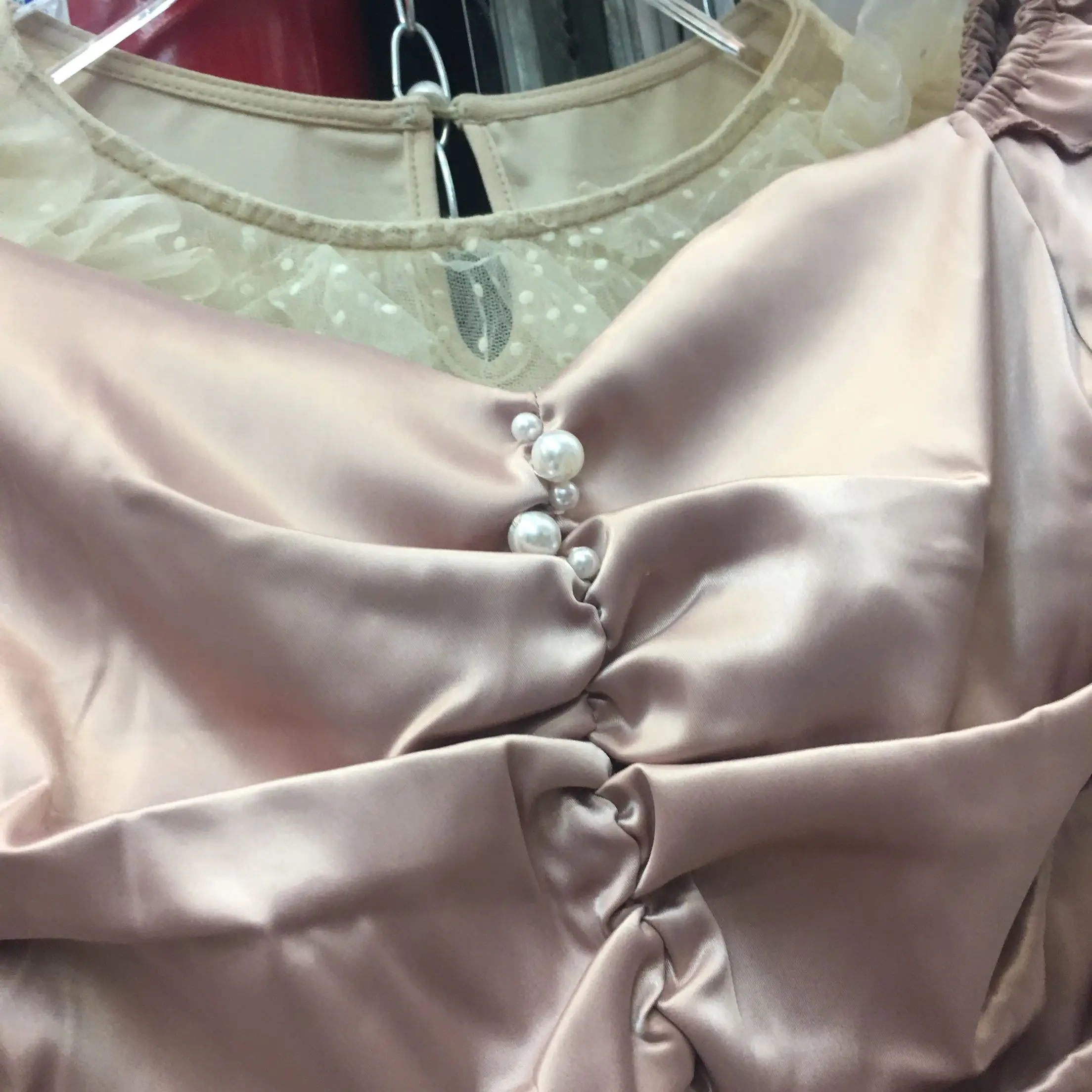 Blusas Femme, женский сексуальный укороченный топ, новинка, Ретро стиль, с жемчужинами, с расклешенными рукавами, рубашка, розовый топ, Женская Весенняя и Осенняя блузка