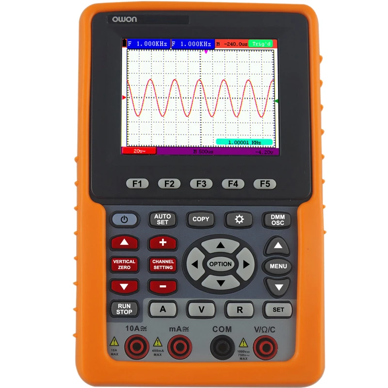 

OWON Oscilloscope Hot Free Shipping Digital Precision HDS1021M-N HDS3101M-N 20/60/100MHZ Single Channel Handheld Oscilloscope