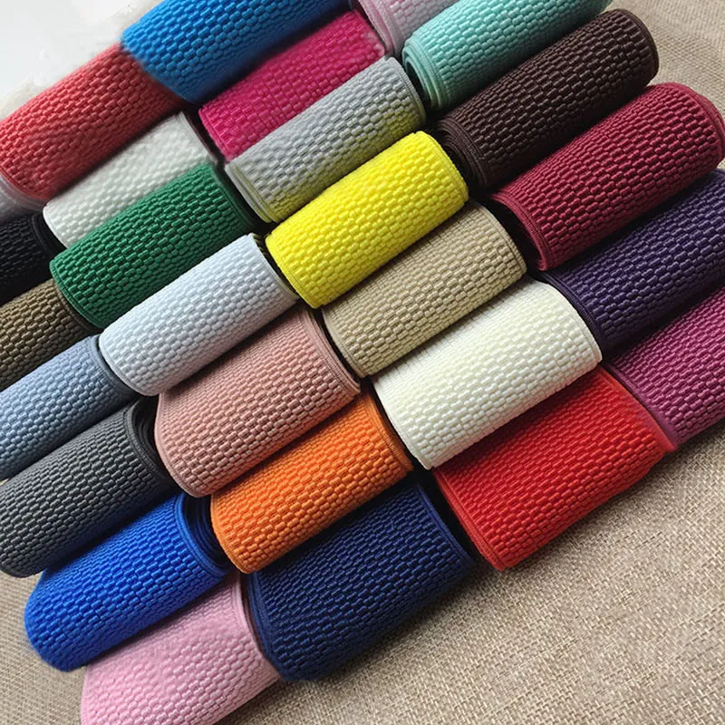 New 6cm High Quality imported Rubber Band Color Elastic Double-Sided And Thick Tape Clothing Sewing Accessories | Дом и сад
