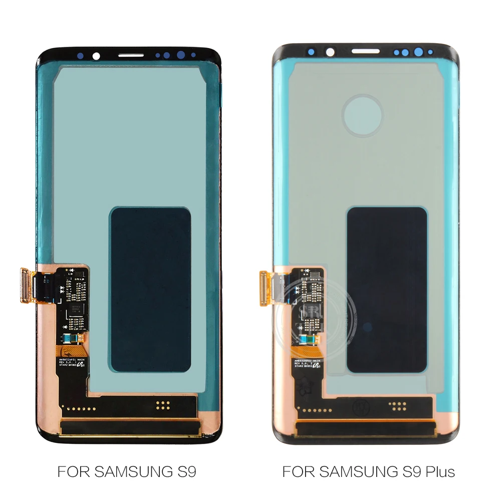 AMOLED дисплей для SAMSUNG Galaxy S9 ЖК сенсорный экран дигитайзер с рамкой Замена S9+ плюс ЖК G960 G965
