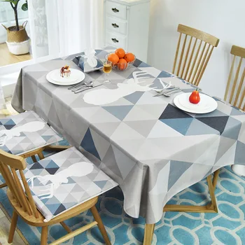 

Proud Rose European Tablecloths Chair Cushion Table Mat Round Table Cover Thicken Printed Deer Table Cloth