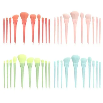 

10pcs/set Fruit Series Makeup Brushes Colorful Brushes Set Professional Foundation Powder Blush Eyeshadow Eyebrow Blending Brush