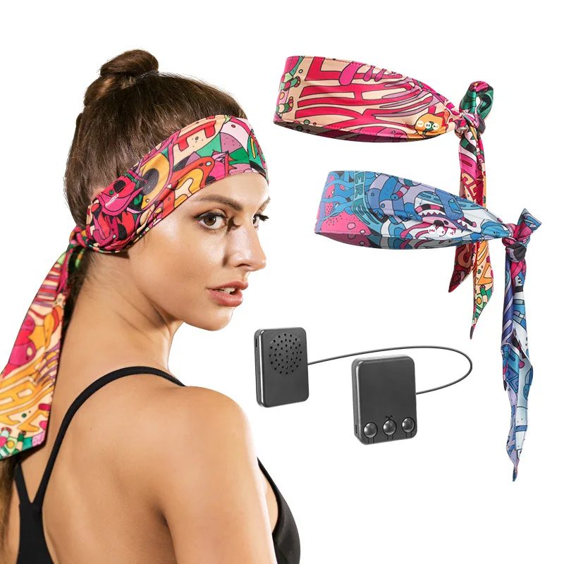 Wireless Bluetooth Music Sport Headband Running Yoga Hair Bands Comfortable Dancing Cycling Headwear Headphone Speaker Headset | Спорт и