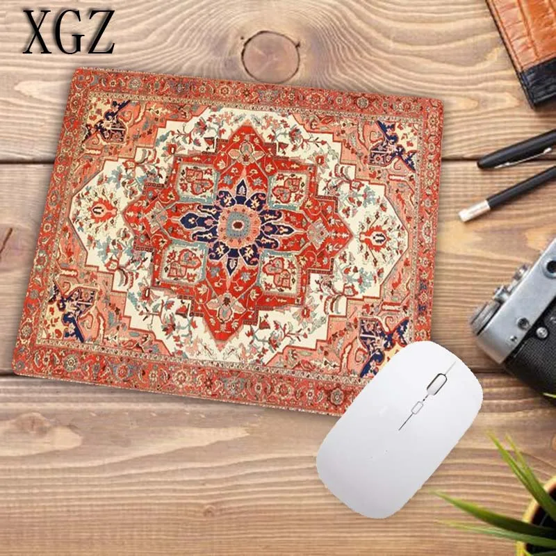 XGZ Promotion Russian Small Size Persian Carpet Pattern Game Mouse Pad Home Office Computer Player Notebook Mouse Pad 22X18CM. 