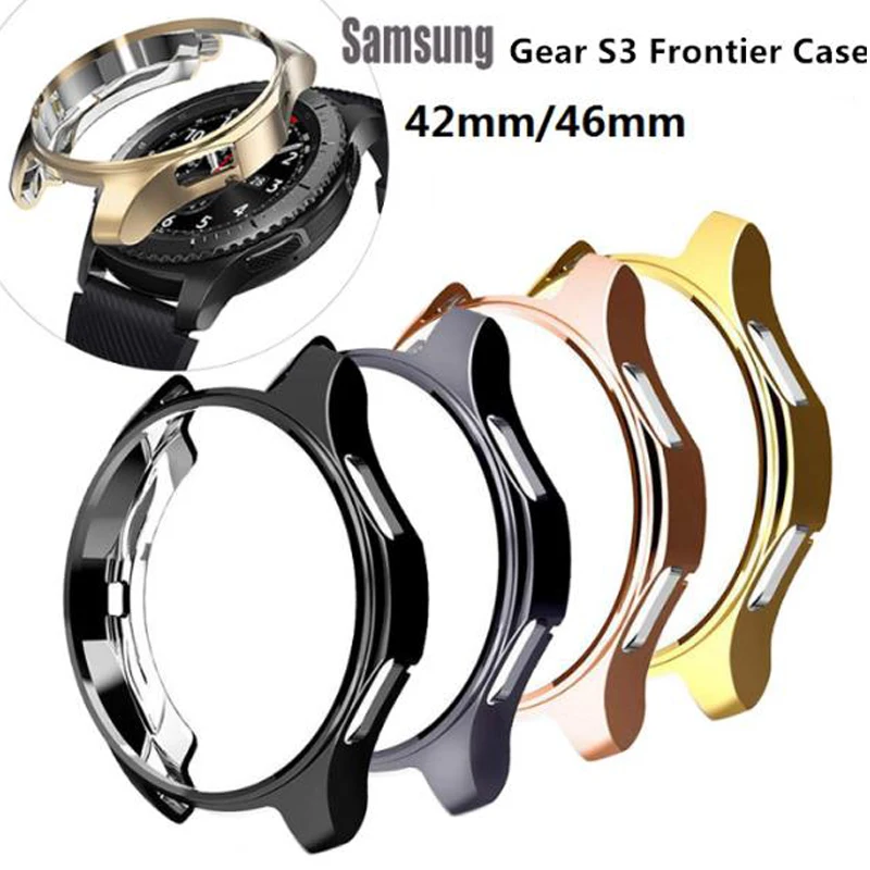 Чехол Gear S3 frontier для samsung Galaxy Watch 46 мм 42 чехол с ремешком из мягкого ТПУ защитный