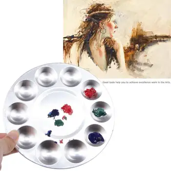 

Holes Aluminum Round Color Palette Gouache Watercolor Art Supplies
