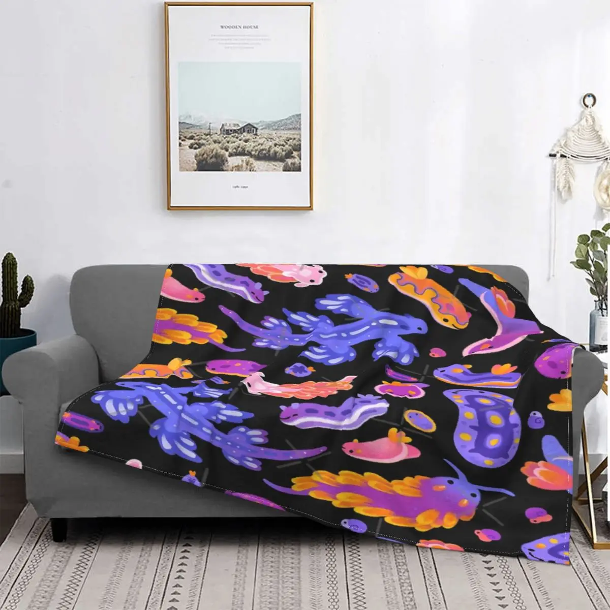 Sea Slug Blanket Bedspread Bed Plaid Sofa Fluffy Summer | Дом и сад