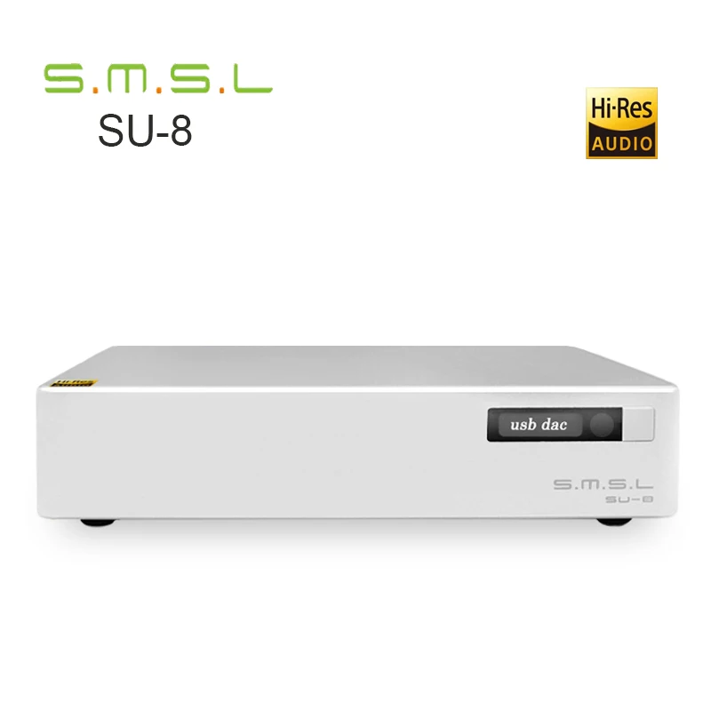 SMSL SU 8 V1.2 ES9038Q2M * 2 32 бит/768 кГц DSD512 DAC USB/оптический/коаксиальный декодер и пульт