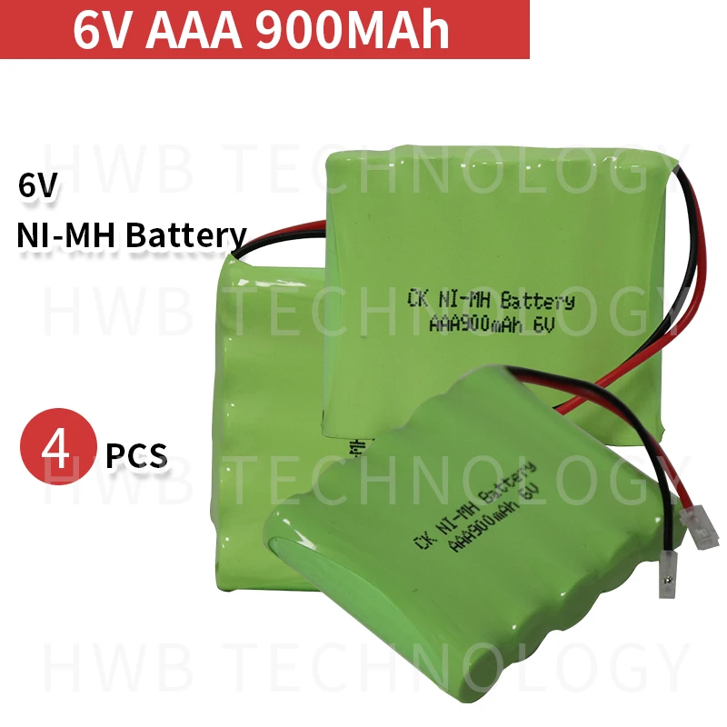 4 PCS/lot Original New 6V AAA 800mAh Ni-Mh Rechargeable Battery Pack With Plugs Free Shipping | Электроника