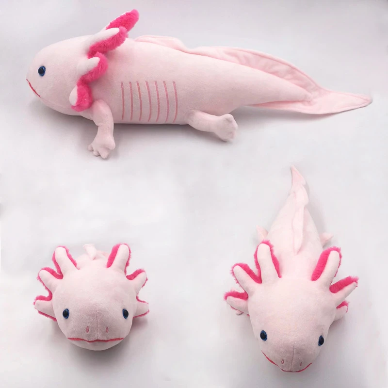 Cute Axolotl Soft Stuffed Plush Toy Realistic Simulation Ambystoma Mexicanum Pink Dinosaur Animal Model Doll For Kids Audlt Gift Stuffed Plush Animals Aliexpress