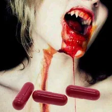 3 шт. реалистичные поддельные капсула крови игрушка трюк для шутки праздник Хэллоуин аксессуары d90801