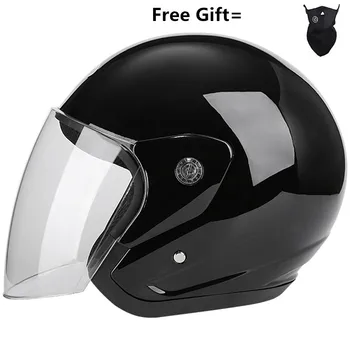 

Light Weight Safety Motorcycle Helmet Nuoman Open Face 5 Color Avialable Scooter Bike Casco Gloss Black M L XL