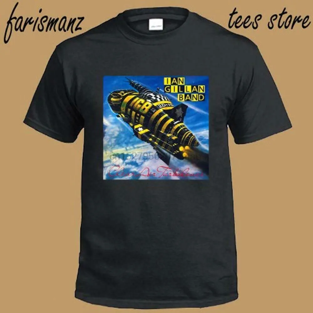 Новый IAN GILLAN BAND CLEAR AIR TURBULANCE Мужская черная футболка Размер S до 3XL (1) | одежда