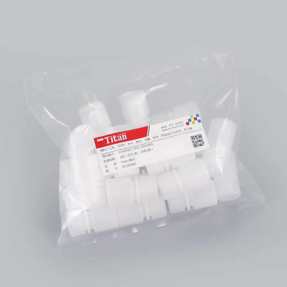 Chemical Reagent Bottle Experimental HDPE Bottle Laboratory Solid 8-500ml Leakproof Enzyme Free Generic Reagent Vials