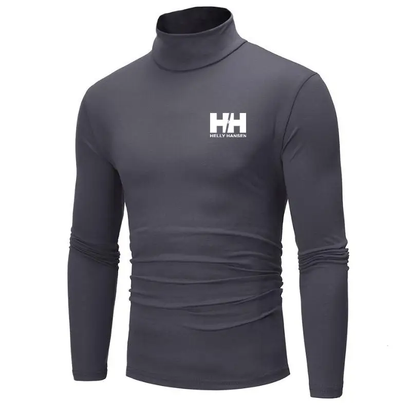 

2019 New Autumn Men'S Sweater Turtleneck Solid Color Casual Sweater Men's Slim Fit Brand Knitted Pullovers 7 color