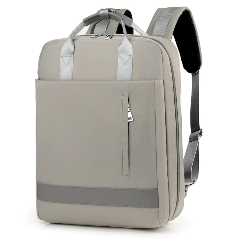 Многофункциональный женский рюкзак для компьютера, рюкзаки для девочек-подростков, рюкзак с USB, водонепроницаемая дорожная сумка, большой рюкзак, Mochila - Цвет: grey