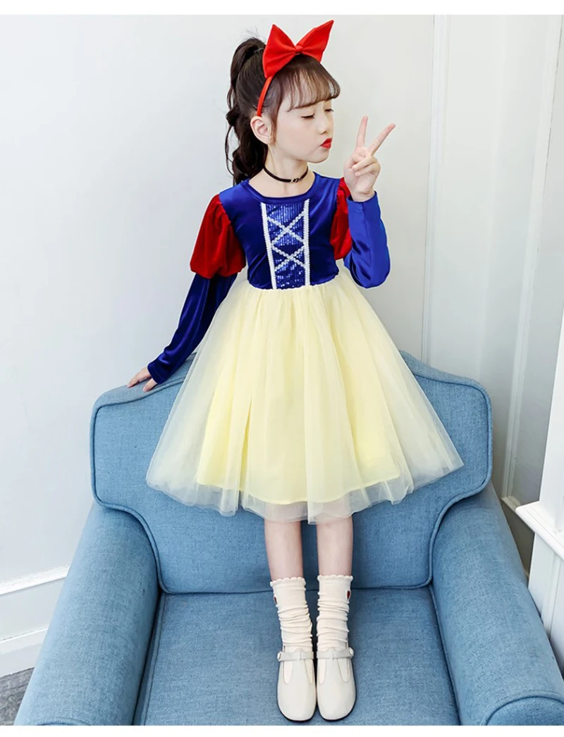 skirt for baby girl Children Girl Snow White Dress for Girls Prom Princess Dress Kids Baby Gifts Intant Helloween Party Clothes Fancy Teens Clothing baby dresses for wedding