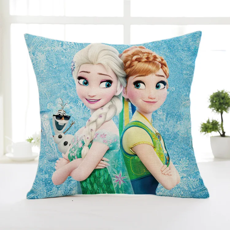 45x45 см disney замороженная наволочка Обложка домашний текстиль для детей девочка Пара Подушка Декоративные подушки Чехол для гостиной