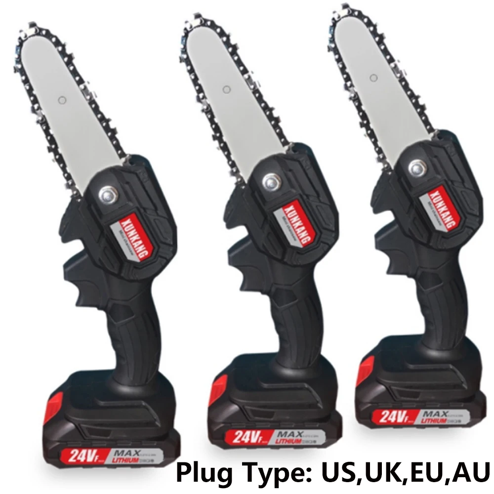 

Wireless Portable Rechargeable Lithium Battery Electric Pruning Saw Mini Woodworking One-handed Garden Logging Chain Saw