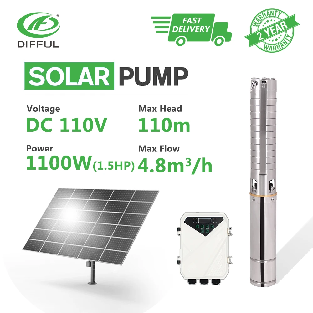 Солнечный водяной насос, 3 \DC глубокий скважин 110V 1100W MPPT контроллер, нержавеющая сталь, лопастное колесо, солнечная энергия, сельскохозяйстве... Солнечный водяной насос, 3 \DC глубокий скважин 110V 1100W MPPT контроллер, нержавеющая сталь, лопастное колесо, солнечная энергия, сельскохозяйстве...