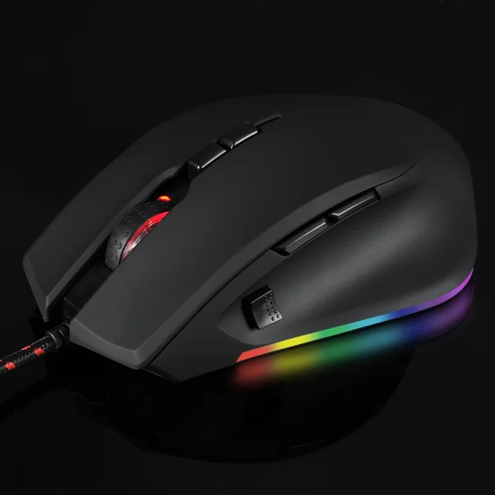 Профессиональная игровая Проводная usb-мышь 5000 dpi оптическая мышь RGB с подсветкой для ПК ноутбука DQ-Drop