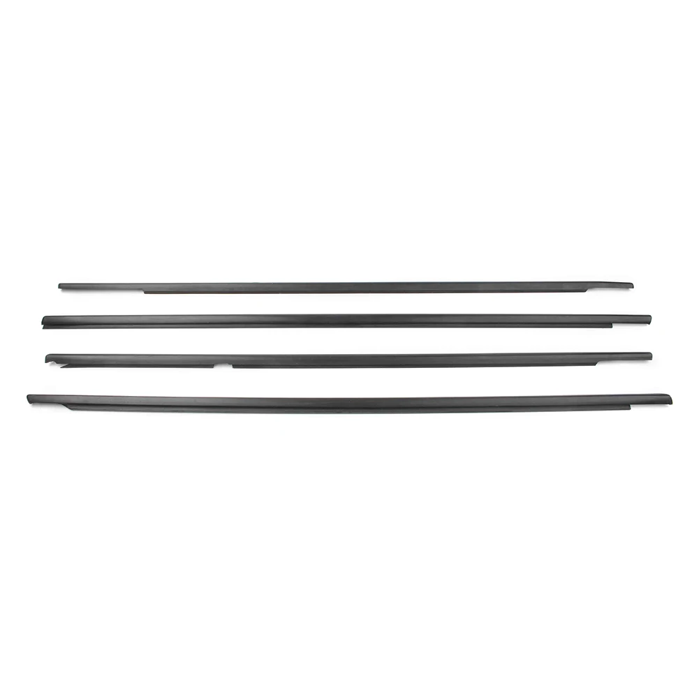 4Pcs/Set Car Weatherstrip Window Outside Moulding Trim Door Seal Belt for Volkswagen Golf MK6 2008 2009 2010 2011 2012 car accessories