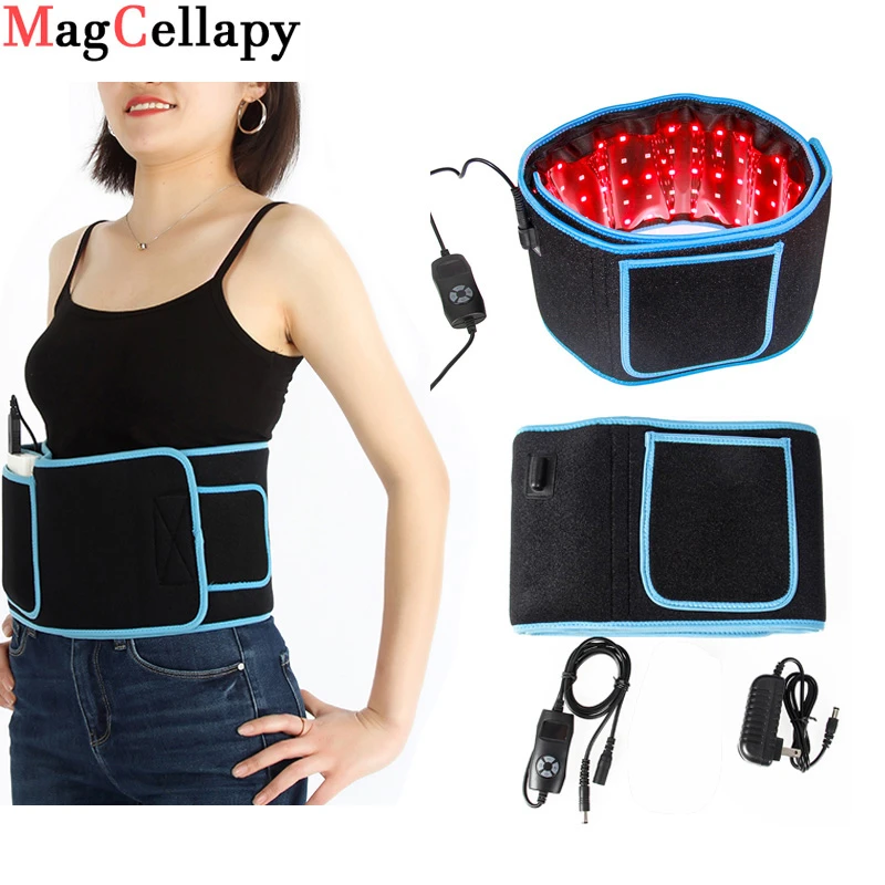 Red Infrared Led Light Therapy Belt 850nm 660nm Back Pain Relief Belt Weight Loss Slimming Machine Waist Heat Pad Massager Body Shaping Massage Equipment Aliexpress