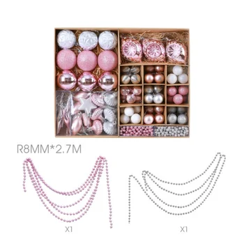 

90Pcs Christmas Tree Decoration multiple styles Christmas Pendant Xmas Tree Pendants Simulation Ornaments New Year Decor 2019