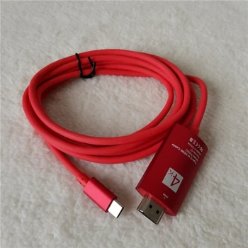 

USB Type C to HDMI USB 3.1 Adapter Data Transfer Extension Cable 4K for Mobile Phone S8 HD Cable 2M