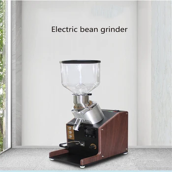 Online New Home Espresso Grinder 71 Titanium Alloy Cone Knife Flat Blade Commercial Electric Coffee Grinder