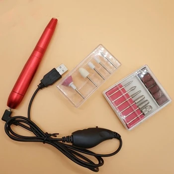 

Portable Electric Nail Drill Machine Pen Nail Nursing Kit Pedicure Manicure Polish Handle Machine Kit