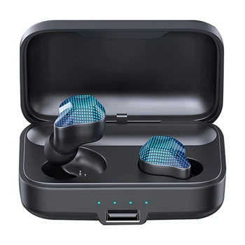 

S15 Wireless Bluetooth Headset TWS Binaural Mini Headset Sports press contact LED Display Bluetooth 5.0 Headset