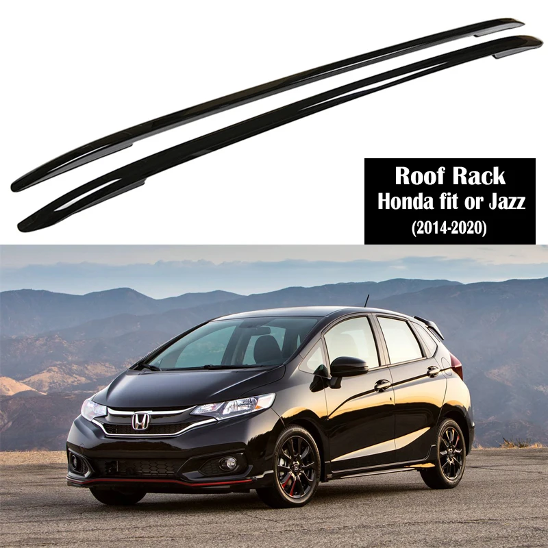 Aluminum Alloy Roof Rack For Honda fit Jazz 20142020 Rails Bar Luggage
