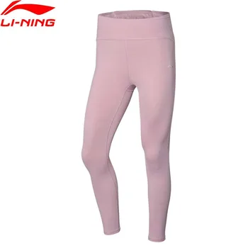 

Li-Ning Women Training Layer Pants High-rise Pocket Tight Fit 71% Nylon 29% Spandex li ning LiNing Sports Tights AULQ012 WKY271