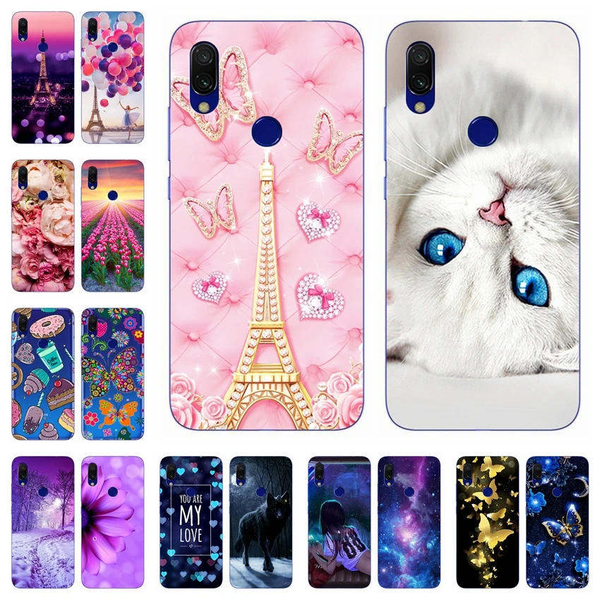 

Tpu for Xiaomi Redmi Note 7 Soft Silicone Case On Redmi note 7 Cute Fundas Coque For Xiomi Redmi Note 7 Phone Back Cover Bumper