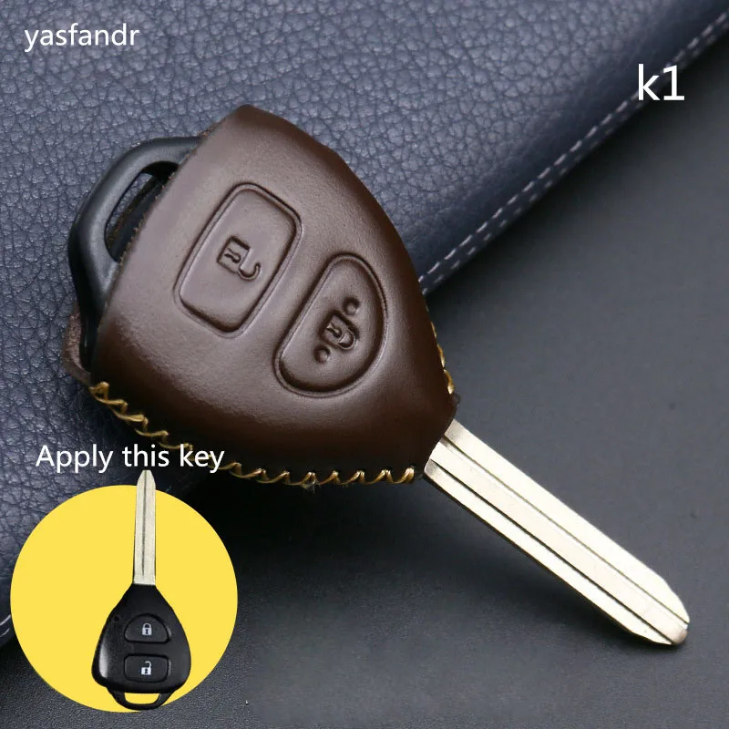 2 кнопки аксессуары чехол для дистанционного ключа автомобиля Toyota Camry Highlander Corolla