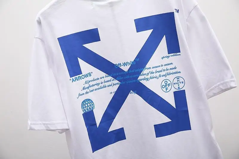 Off-white новая футболка с короткими рукавами и буквенным принтом со стрелками, 19ss, уличная мужская пара в стиле хип-хоп