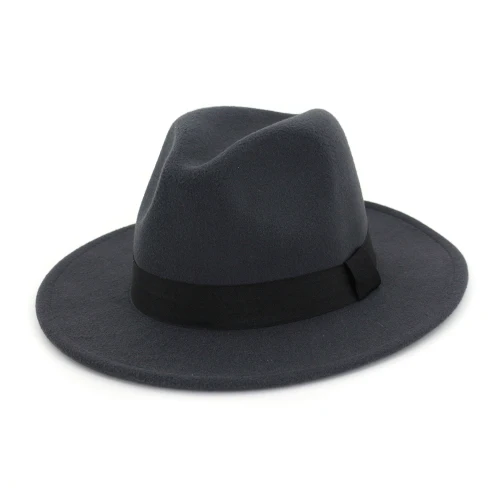 DarkGray H7554 Женская Бейсболка с меховым помпоном мужская плоская шерстяная войлочная джаз шляпа осень зима простая универсальная церковная Вечерние Повседневная простая Кепка - Цвет: DarkGray