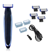Electric Shaver for Men Rechargeable One Blade Straight Safety Razor USB Rechargeable Beard Trimmer Portable Shaving Machine