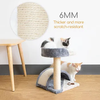 

Replacement Sisal Rope For Pet Cat Scratching Post Claw Care Toy Repair Making Desk Legs Binding Rope For Cat Sharpen Claw