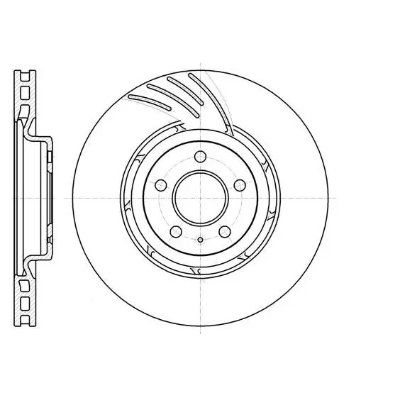 Диск тормозной передний Audi A4/A5/Q5 1.8-3.2FSi 07 REMSA 61111