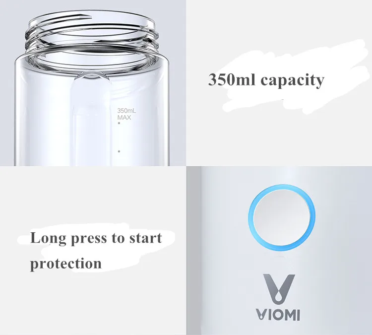 XIAOMI VIOMI блендер домашний электрический миксер соковыжималка фруктовая чашка USB charing Мини кухонный комбайн 45 секунд qucikly Juicing