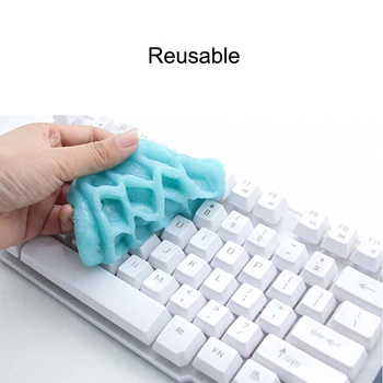 

Reusable Car Cleaning Clay Dedusting Mud Strong Adhesion for Car Keyboard Remote Control OE88